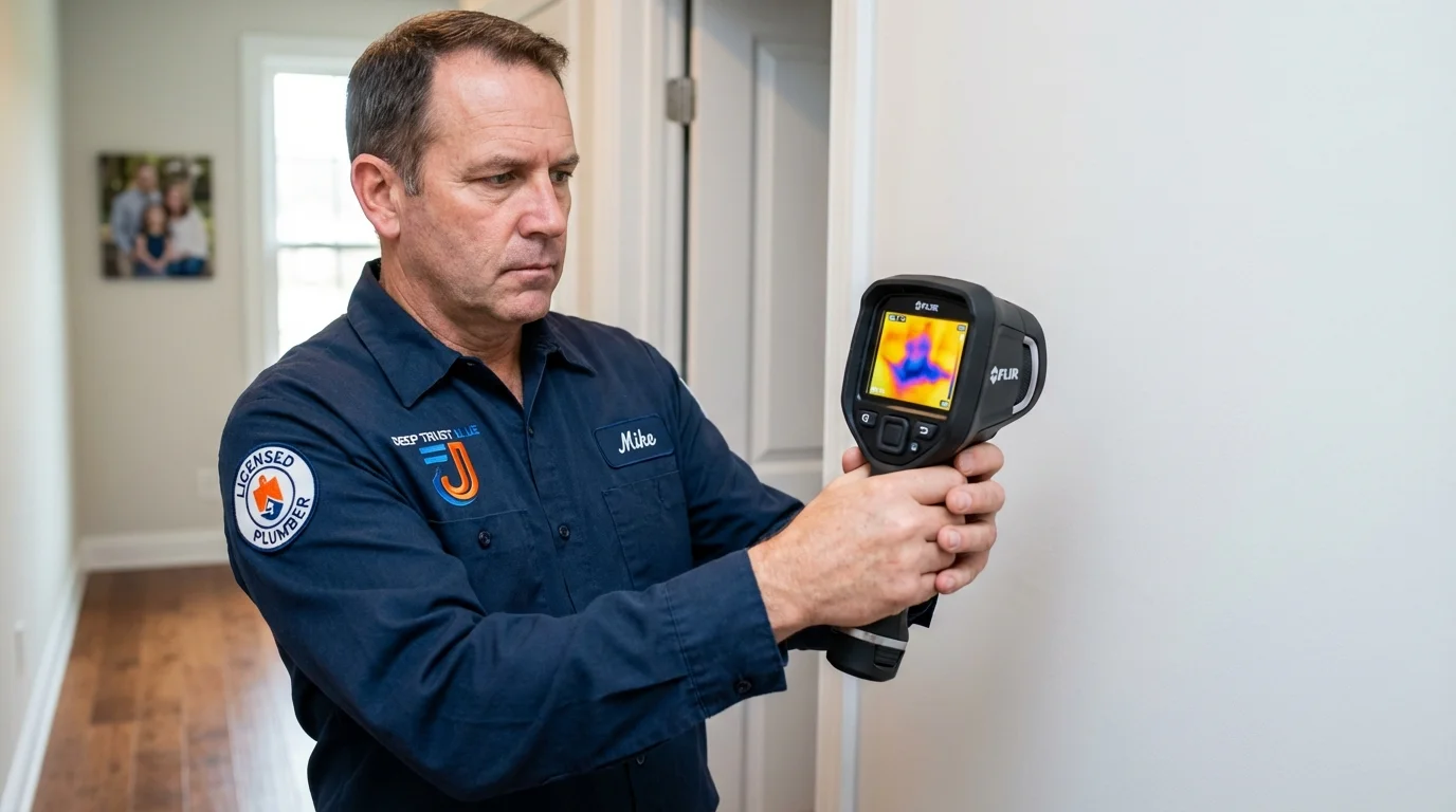 Thermal imaging leak detection by Johns Plumbing LLC in Miami Beach